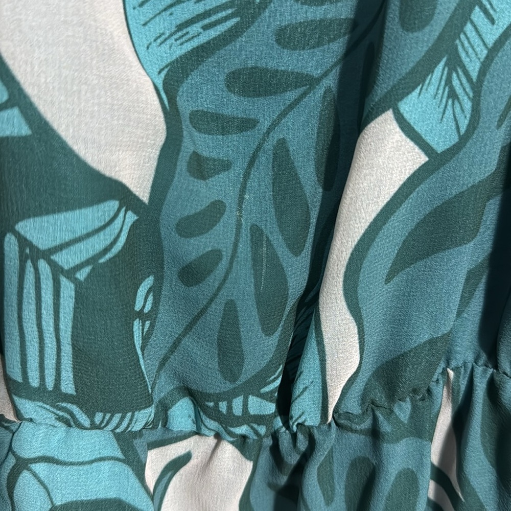 FARM Rio for Anthropologie - Ruffle Botanical Midi Dress - SP - Picture 3 of 9